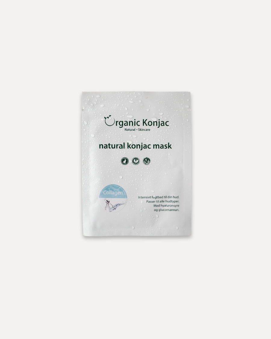 Organic Konjac Mask Collagen - Organic Konjac Hudpleje