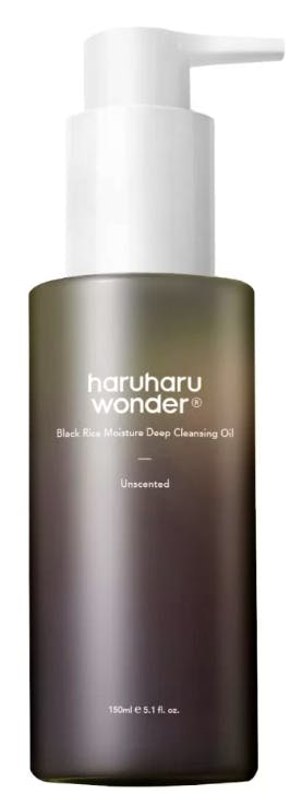 Sort Haruharu Wonder Black Rice Moisture Deep Cleansing Oil 150 - Haruharu Wonder Hudpleje  - 8809532221349
