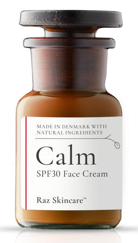 Raz Skincare Face Cream Calm Spf30 50ml - Raz Skincare Hudpleje  - 5710751000499