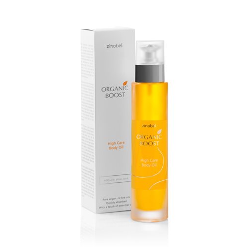 Zinobel Organic Boost Body Oil High Care 100ml - Hudpleje  - 5711150120498