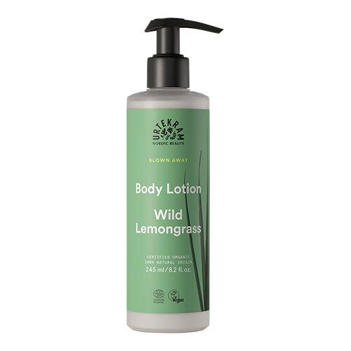 Urtekram Bodylotion Wild Lemongrass 245ml - Urtekram Hudpleje  - 5701058006048