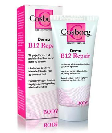 Cosborg Derma B12 Repair Bodycream 100ml - Cosborg Hudpleje  - 5707455000375