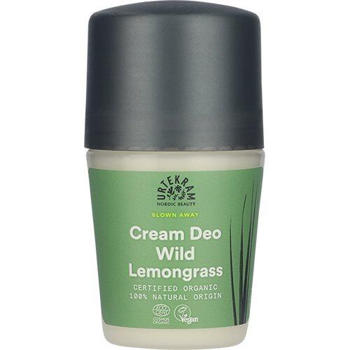 Urtekram Creme Deo Roll Wild Lemongrass 50ml - Urtekram Hudpleje  - 5701058011639