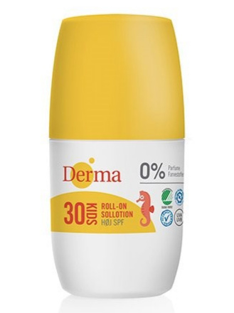 Derma Kids Roll Sollotion Spf30 50ml - Derma Hudpleje  - 5709954034288