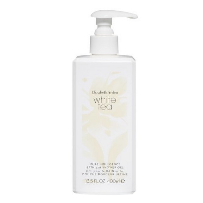 Hvid Elizabeth Arden White Tea Bath And Shower Gel 390 - Elizabeth Arden Hudpleje  - 085805557379
