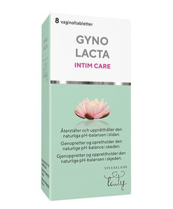 Gynolacta Intime Care 8tab - Vitabalans Lady Hudpleje  - 6410530062210