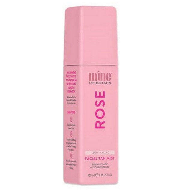 Minetan Rose Mist Illuminating Face Tan Spray 100 - Minetan Hudpleje  - 9347108049151
