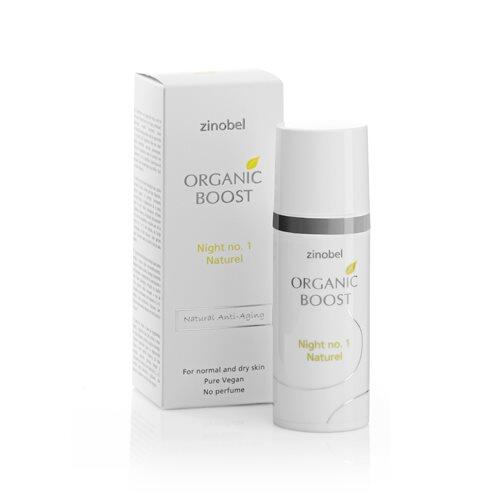 Zinobel Organic Boost Night Naturel Natcreme 50ml - Hudpleje  - 5711150120443