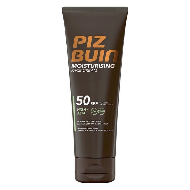 Piz Buin Moisturising Face Cream Spf50 - Piz Buin Hudpleje  - 3574661781204