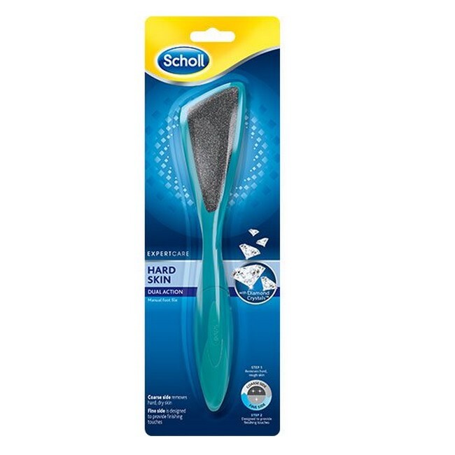 Scholl Fodfil Dual Action Hard Skin - Scholl Hudpleje  - 5701092114167