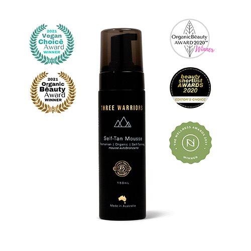 Three Warriors Self Tan Mousse 150ml - Three Warriors Hudpleje  - 784927418741