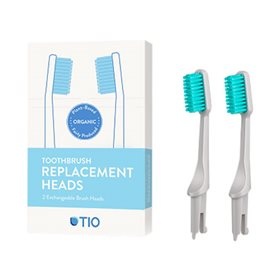 Tio Tandbørstehoveder Soft Grå Stk - Tio Hudpleje  - 4260453530240