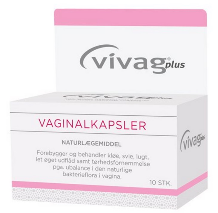 Vivag Vaginalkapsler Naturlægemiddel Kaps - Vivag Hudpleje  - 5702071362791