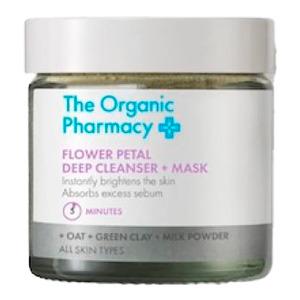 The Organic Pharmacy Flower Petal Deep Cleanser & Mask - Hudpleje  - 5060373524348
