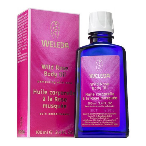 Body Oil Wild Rose 100 Weleda - Weleda Hudpleje  - 4001638099394