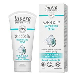 Lavera Basis Sensitiv Moisturising Cream 50ml - Lavera Hudpleje  - 4021457649969
