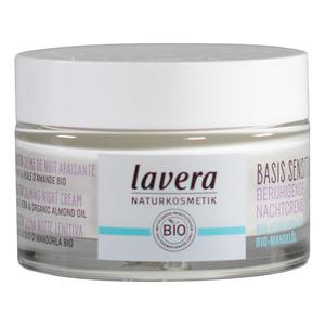 Lavera Basis Sensitiv Calming Night Cream - Lavera Hudpleje  - 4021457652495