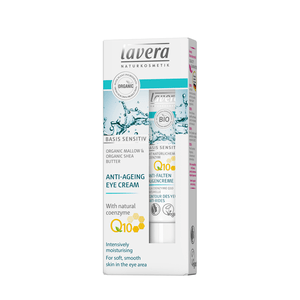 Lavera Basis Sensitiv Anti Age Eye Cream Q10 - Lavera Hudpleje  - 4021457638383
