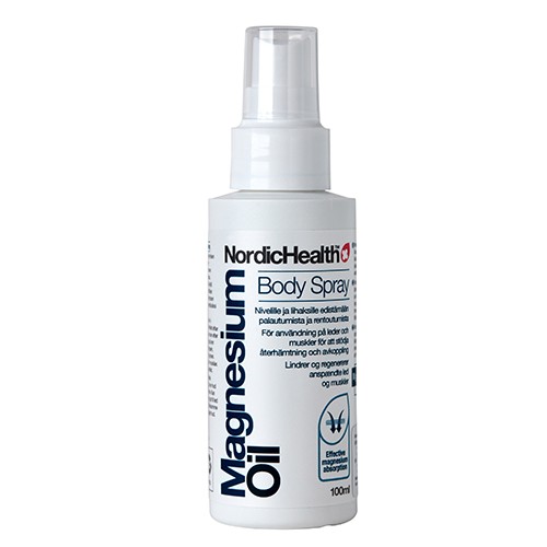 Magnesium Oil Body Spray 100 Nordichealth - Nordichealth Hudpleje  - 5060148520100