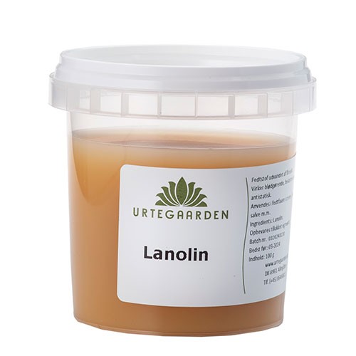 Lanolin 100 Gram Urtegaarden - Urtegaarden Hudpleje  - 5709286019052