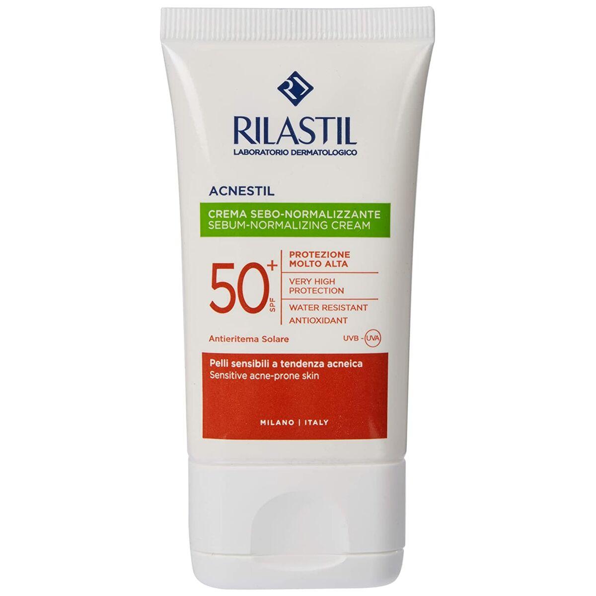 Solcreme Til Ansigt Spf Rilastil Acnestil - Rilastil Hudpleje  - 8050444859513