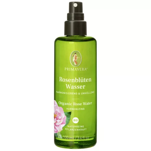 Økologisk Rosenblomstvand 100ml Primavera - Primavera Hudpleje  - 4086900741300