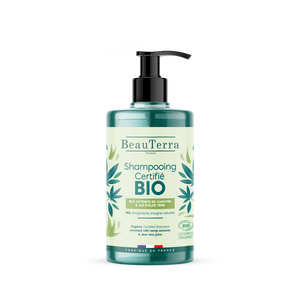 Beauterra Organic Shampoo Hemp & Aloe Vera 750 - Beauterra Hudpleje  - 3770008167292