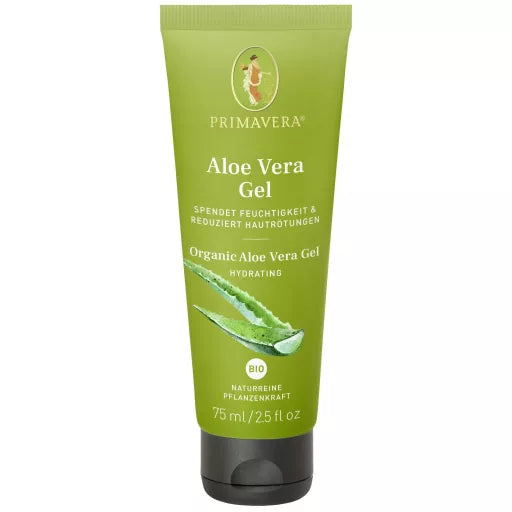 Økologisk Aloe Vera Gel 75ml Primavera - Primavera Hudpleje  - 4086900746008