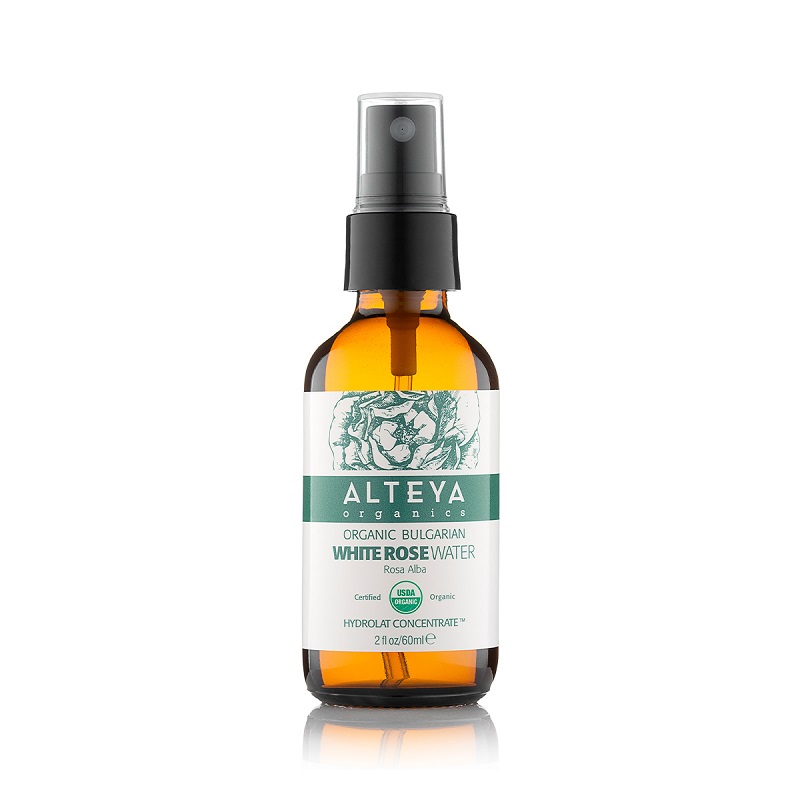 Hvid Alteya Organics Alba White Rose Water Mini 60ml - Alteya Organics Hudpleje  - 3800219794649