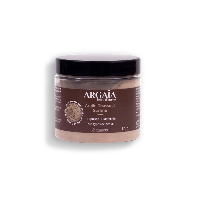 Argaa Natural Ghassoul Powder - ArgaÏa Hudpleje  - 3559482802048