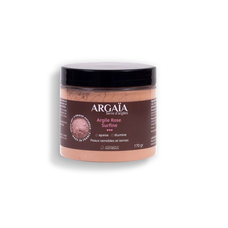 Pink Argaa Natural Clay Powder - ArgaÏa Hudpleje  - 3559482802031