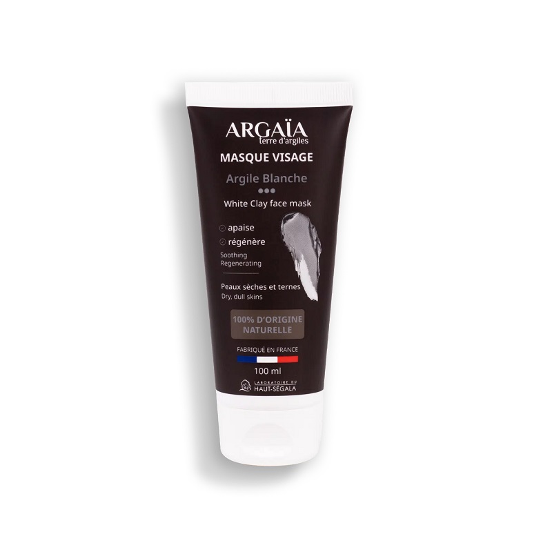 Hvid Argaa Natural White Clay Face Mask - ArgaÏa Hudpleje  - 3559482804028