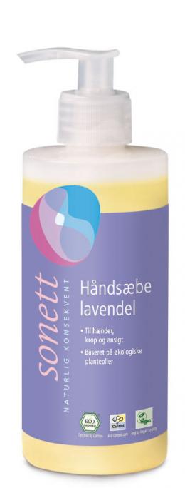 Sonett Håndsæbe Lavendel 300 - Sonett Hudpleje  - 4007547322707