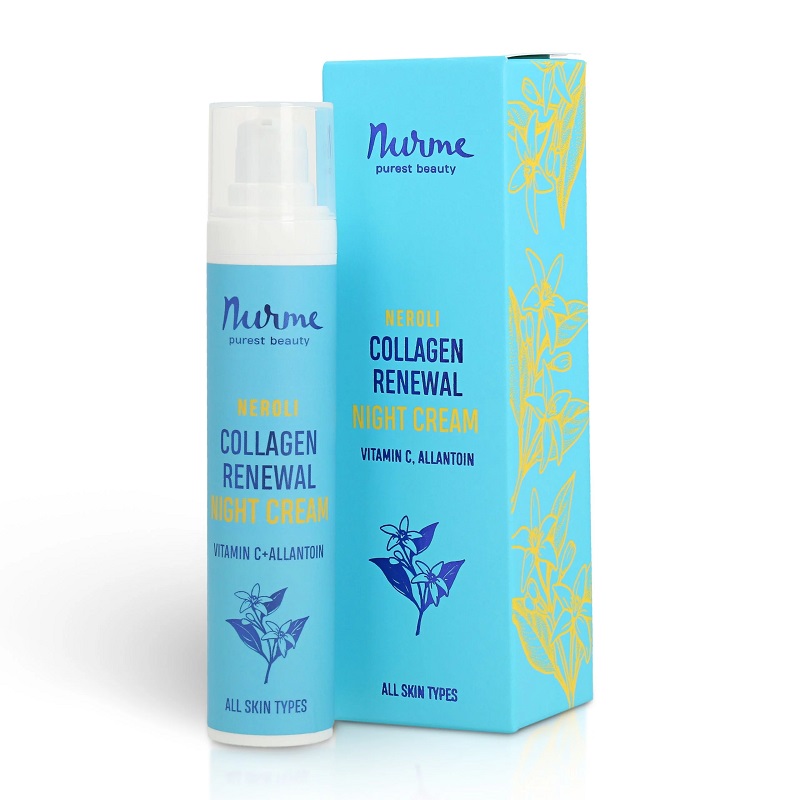 Nurme Neroli Night Cream Collagen Renewal - Nurme Hudpleje  - 4742763009864