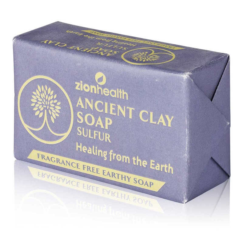 Zionhealth Acient Clay & Sulfur Soap - Zionhealth Hudpleje  - 093141102184