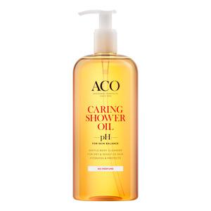 Aco Caring Shower Oil Parfumefri 400 - Aco Hudpleje  - 7319861019568