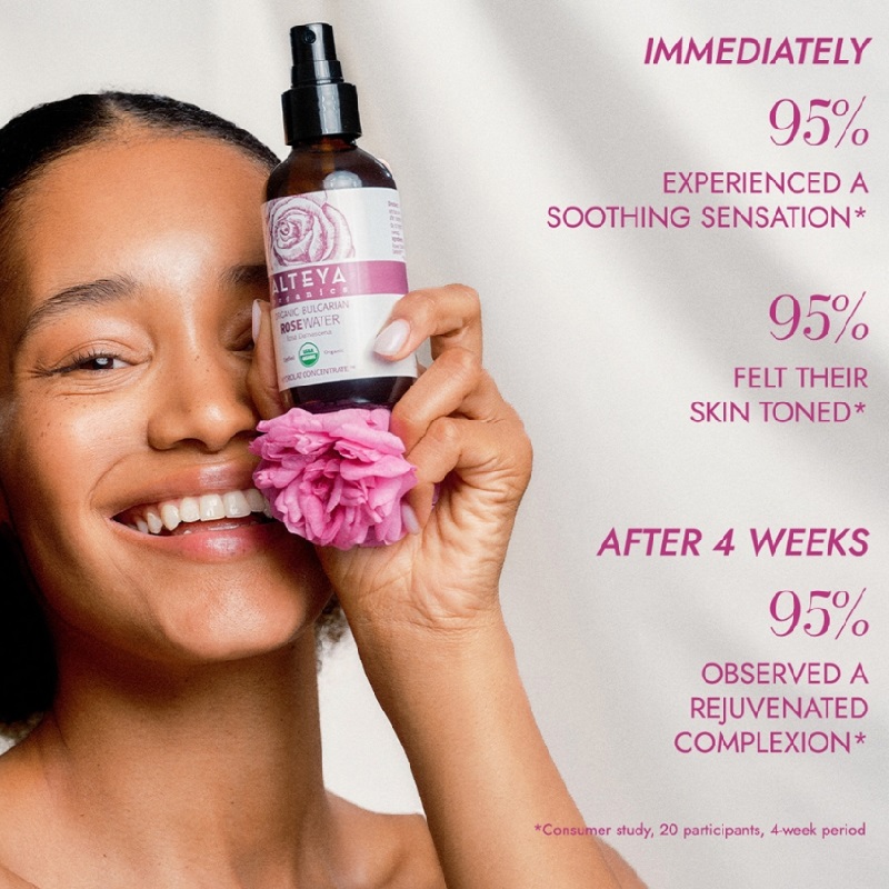 Rosa Alteya Organics Damascena Rose Water Zero Waste 120ml - Alteya Organics Hudpleje - 3800219794120