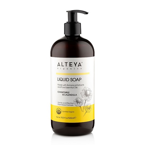Alteya Organics Økologisk Flydende Sæbe Chamomile & Calendula 500ml - Alteya Organics Hudpleje  - 3800219794335