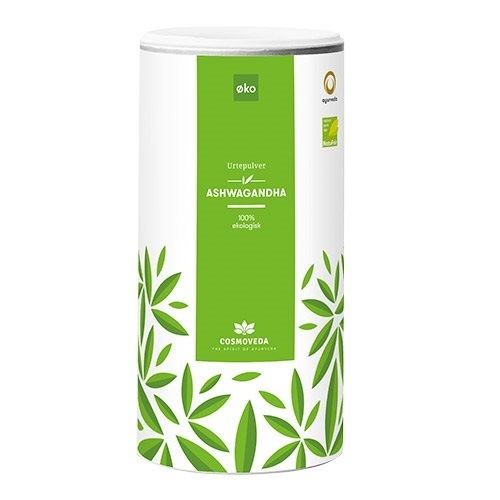 Ashwagandha Pulver Økologisk 500 Gram - Cosmoveda Hudpleje  - 4032108125503