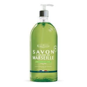 Beauterra Marseille Liquid Soap Mint Lemon 1000 - Beauterra Hudpleje  - 3401360094635