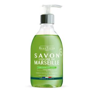 Beauterra Marseille Liquid Soap Mint Lemon 300 - Beauterra Hudpleje  - 3401360094611