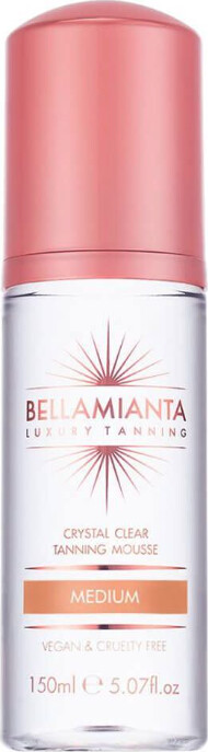 Bellamianta Crystal Clear Tanning Mousse Medium - Bellamianta Hudpleje  - 5060921270758