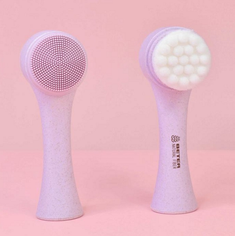 Beter Natural Fiber Ansigtsbørste Lyngfarvet - Beter Hudpleje  - 8412122223205