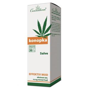 Cannaderm Konopka Salve Tør & Revnet Hud - Cannaderm Hudpleje  - 8594059735690