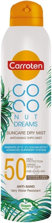 Carroten Dry Mist Spf Coconut Dreams 200 - Carroten Hudpleje  - 5201314180692