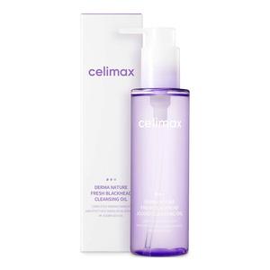 Sort Celimax Derma Nature Fresh Blackhead Jojoba Cleansing Oil 150 - Celimax Hudpleje  - 8806050298525