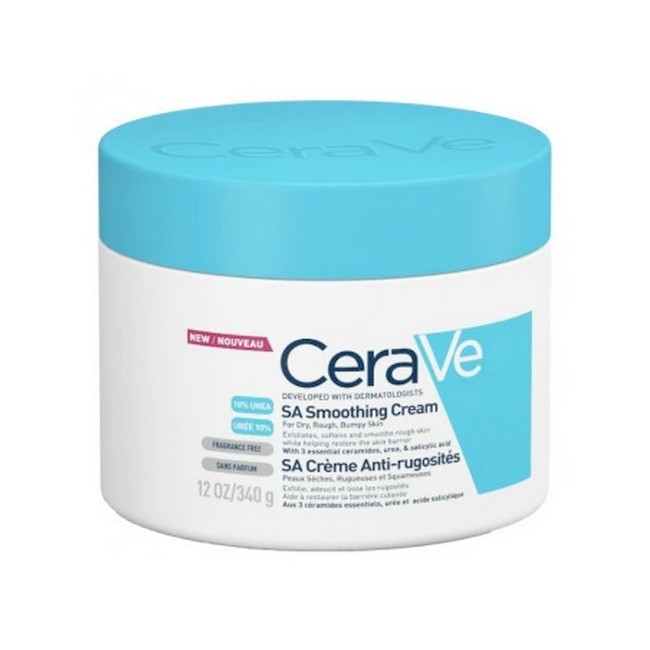 Cerave Smoothing Cream Dry Rough Bumpy Skin 340g - Cerave Hudpleje  - 3337875684101