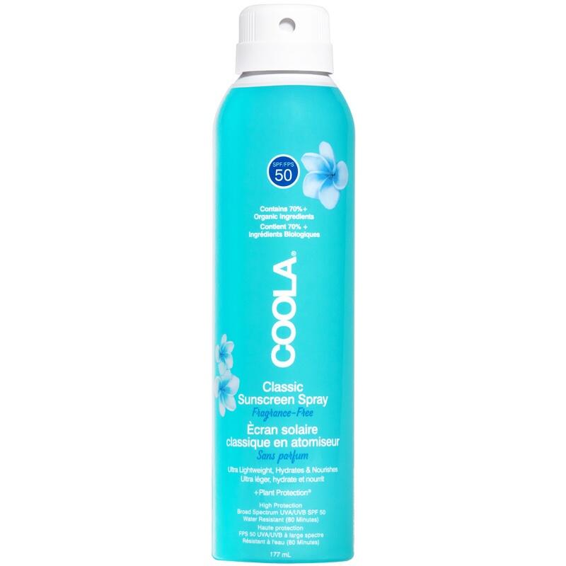 Coola Classic Spf Duftfri Solcreme Spray 177ml - Coola Hudpleje  - 850008614316