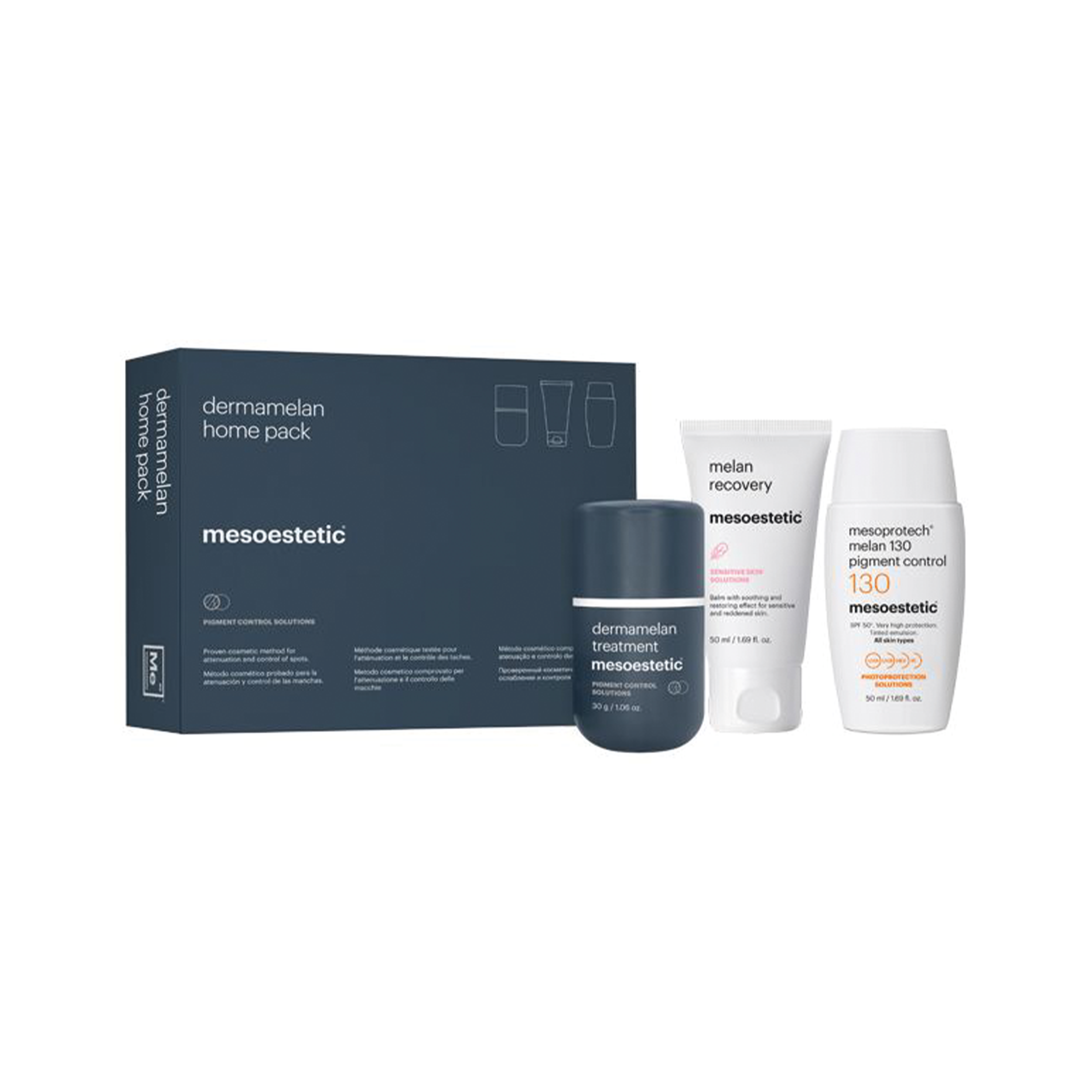 Mesoestetic Dermamelan Home Pack Medicinsk Hudpleje Til Behandling Mørke Pletter Huden Effektiv Mod Pigmentforandringer Pigmentpletter - Mesoestetic Hudpleje  - 8436024756425