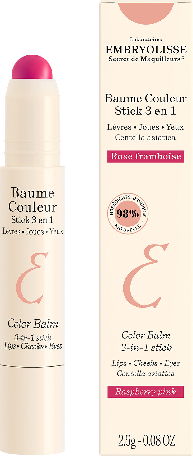Pink Embryolisse Color Læbepomade Stick Raspberry - Embryolisse Hudpleje  - 3350900003012